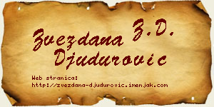 Zvezdana Đudurović vizit kartica